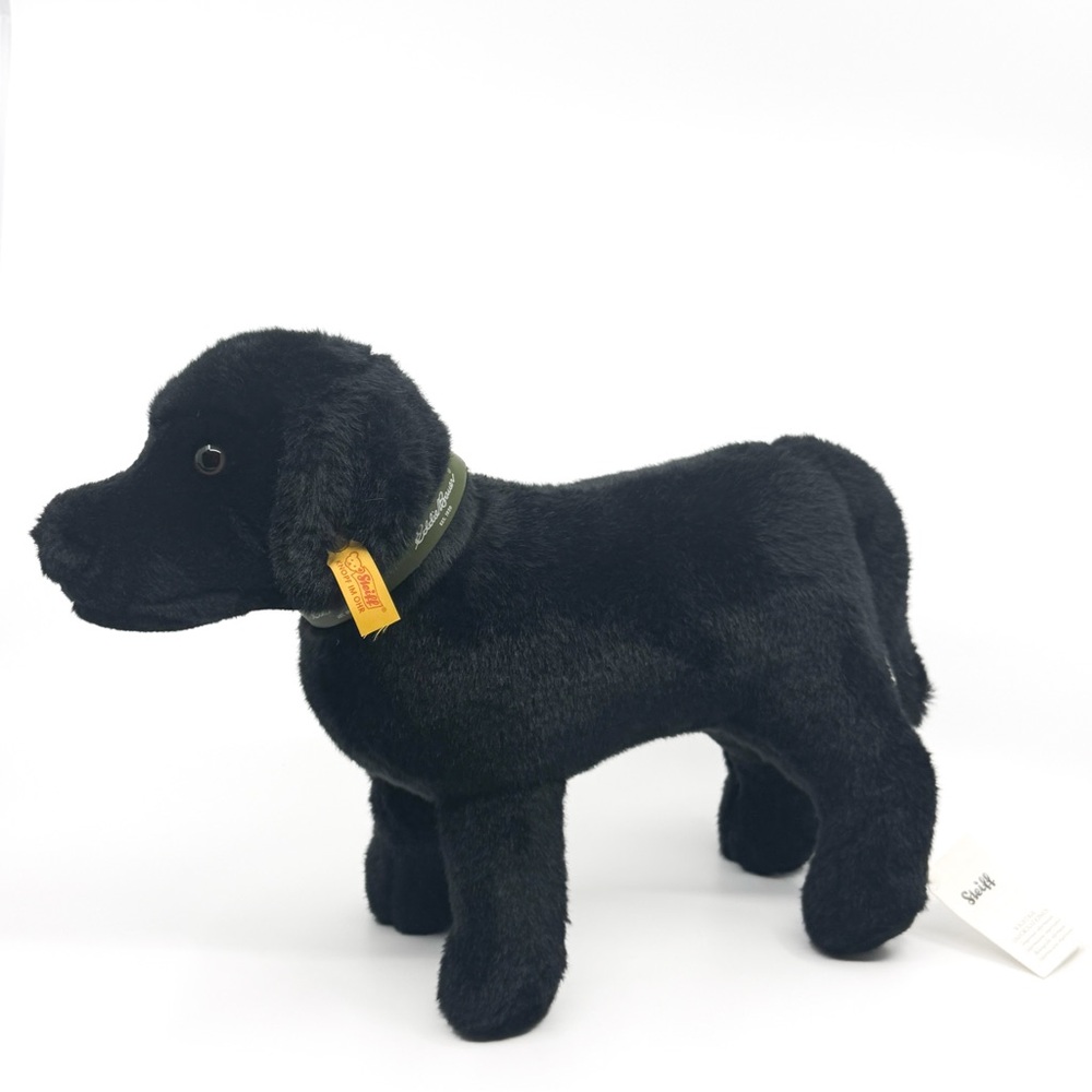 Steiff for Eddie Bauer Plush Black Lab
